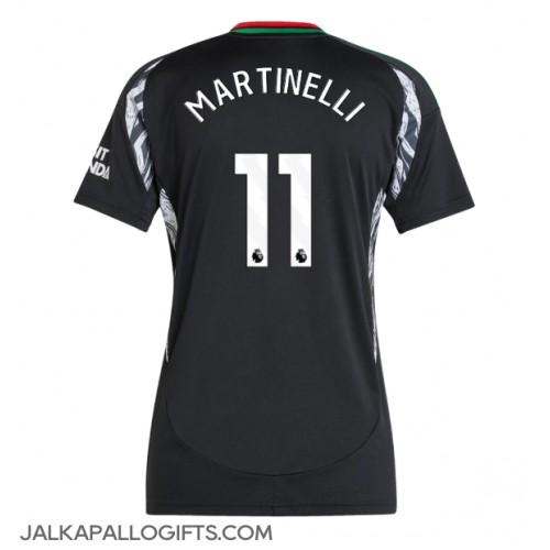 Arsenal Gabriel Martinelli #11 Vieraspaita Naiset 2024-25 Lyhythihainen